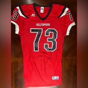 RUSSELL WESTERN KENTUCKY HILLTOPPERS GAME ISSUED FOOTBALL JERSEY SIZE LARGE